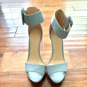 Powder/baby Blue Shoes